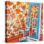 Chair And Mirror-Linda Arthurs-Stretched Canvas