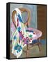 Chair and Patterned Fabric, 2000-Joan Thewsey-Framed Stretched Canvas