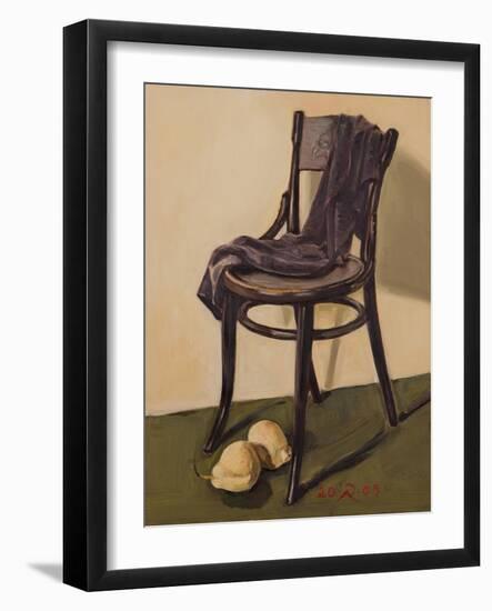 Chair and Pears, 2005-Raimonda Kasparaviciene Jatkeviciute-Framed Giclee Print