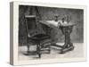 Chair and Table for Breakfast Room, Furniture, 1882-null-Stretched Canvas