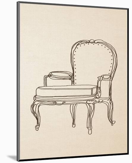 Chair Design I-Irena Orlov-Mounted Art Print