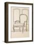 Chair Design II-Irena Orlov-Framed Art Print