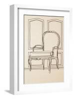 Chair Design II-Irena Orlov-Framed Art Print