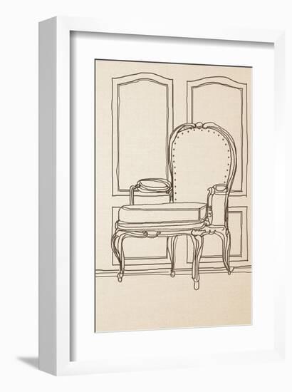 Chair Design II-Irena Orlov-Framed Art Print