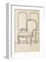 Chair Design II-Irena Orlov-Framed Art Print