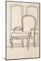 Chair Design II-Irena Orlov-Mounted Art Print