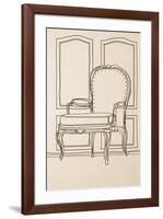 Chair Design II-Irena Orlov-Framed Art Print