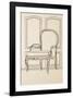 Chair Design II-Irena Orlov-Framed Art Print