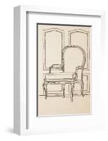 Chair Design II-Irena Orlov-Framed Art Print