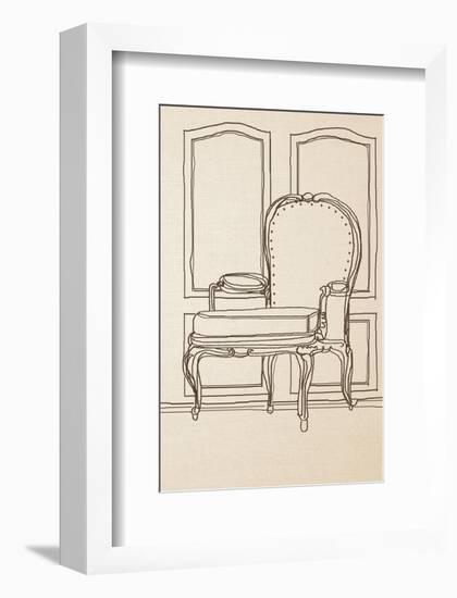 Chair Design II-Irena Orlov-Framed Art Print