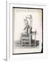 Chair Designed to Correct Deformities of the Spine Holding It in Any Desired Position-Langlume-Framed Art Print