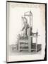 Chair Designed to Correct Deformities of the Spine Holding It in Any Desired Position-Langlume-Mounted Art Print