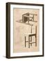 Chair Drawings-null-Framed Art Print