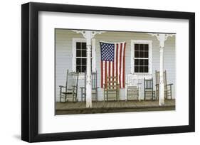 Chair Family with Flag-Zhen-Huan Lu-Framed Art Print