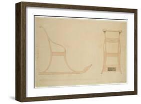 Chair For a Sleigh-Caspar David Friedrich-Framed Giclee Print