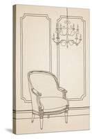 Chair Foyer II-Irena Orlov-Stretched Canvas