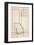 Chair Foyer II-Irena Orlov-Framed Art Print