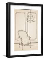 Chair Foyer II-Irena Orlov-Framed Art Print