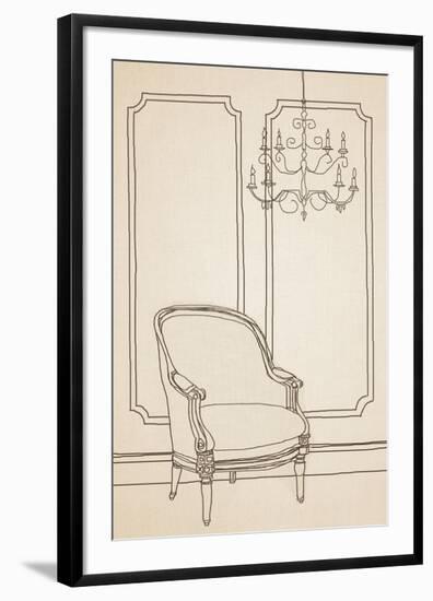 Chair Foyer II-Irena Orlov-Framed Art Print