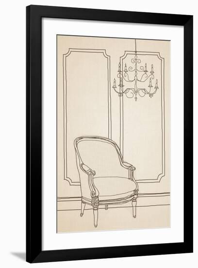 Chair Foyer II-Irena Orlov-Framed Art Print