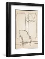 Chair Foyer II-Irena Orlov-Framed Art Print