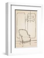 Chair Foyer II-Irena Orlov-Framed Art Print