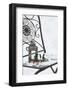 Chair in the Snow with Christmassy Still Life-Andrea Haase-Framed Photographic Print