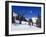 Chair Lift Carries Skiers at Alta, Alta Ski Resort, Salt Lake City, Utah, USA-Kober Christian-Framed Premium Photographic Print