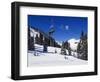 Chair Lift Carries Skiers at Alta, Alta Ski Resort, Salt Lake City, Utah, USA-Kober Christian-Framed Photographic Print