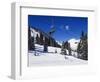 Chair Lift Carries Skiers at Alta, Alta Ski Resort, Salt Lake City, Utah, USA-Kober Christian-Framed Photographic Print