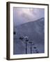 Chair Lift Filled with Skiers and Snowboarders, Washington State, USA-Aaron McCoy-Framed Photographic Print