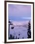 Chair Lift in the Early Morning, 2010 Winter Olympic Games Site, Whistler, British Columbia, Canada-Aaron McCoy-Framed Photographic Print