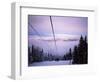 Chair Lift in the Early Morning, 2010 Winter Olympic Games Site, Whistler, British Columbia, Canada-Aaron McCoy-Framed Photographic Print