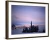 Chair Lift in the Early Morning, Whistler, British Columbia, Canada, North America-Aaron McCoy-Framed Photographic Print