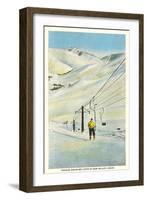 Chair Lift, Sun Valley, Idaho-null-Framed Art Print