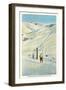 Chair Lift, Sun Valley, Idaho-null-Framed Art Print