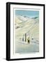 Chair Lift, Sun Valley, Idaho-null-Framed Art Print