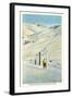 Chair Lift, Sun Valley, Idaho-null-Framed Art Print