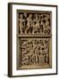 Chair of Bishop Maximian, Inlaid Wood and Ivory Paleochristian Sculpture, from Ravenna, Italy-null-Framed Giclee Print