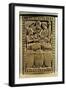 Chair of Bishop Maximian, Inlaid Wood and Ivory Paleochristian Sculpture, from Ravenna, Italy-null-Framed Giclee Print