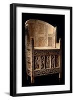 Chair of Bishop Maximian-Byzantine School-Framed Giclee Print