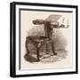Chair of the Poet Gay. John Gay (30 June 1685 4 December 1732) Was an English Poet and Dramatist an-null-Framed Giclee Print