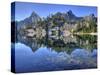 Chair Peak and Mount Roosevelt, Gem Lake, Alpine Lakes Wilderness, Washington, Usa-Jamie & Judy Wild-Stretched Canvas