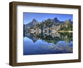 Chair Peak and Mount Roosevelt, Gem Lake, Alpine Lakes Wilderness, Washington, Usa-Jamie & Judy Wild-Framed Photographic Print