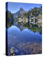 Chair Peak, Gem Lake, Alpine Lakes Wilderness, Washington, Usa-Jamie & Judy Wild-Stretched Canvas