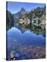 Chair Peak, Gem Lake, Alpine Lakes Wilderness, Washington, Usa-Jamie & Judy Wild-Stretched Canvas