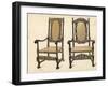 Chair, Property of P Macquoid; Chair, Property of Arthur S Cope-Shirley Charles Llewellyn Slocombe-Framed Giclee Print