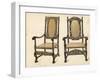 Chair, Property of P Macquoid; Chair, Property of Arthur S Cope-Shirley Charles Llewellyn Slocombe-Framed Giclee Print