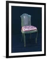 Chair, Upholstered in Shagreen, France-null-Framed Giclee Print