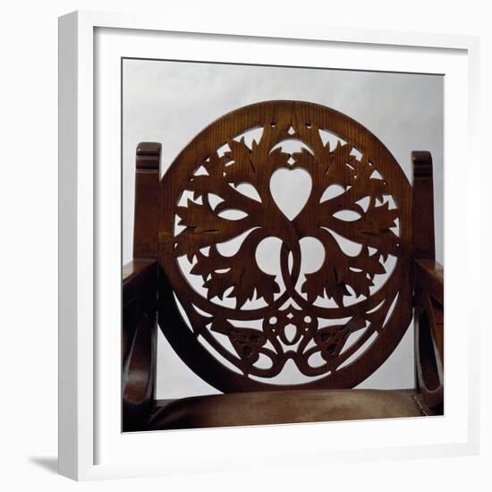 Chair with Armrests, 1900-1901-Alejandro De Riquer-Framed Giclee Print